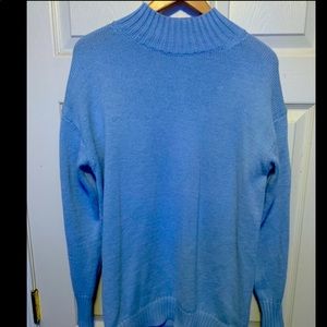 Oversized mock neck sweater